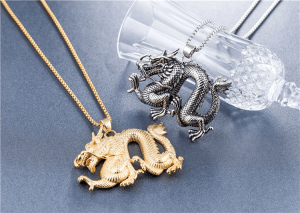 Chinese dragon necklace pictrure | Armored Drake