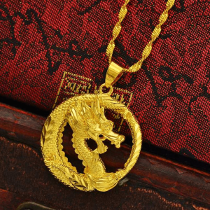 Chinese dragon necklace | Armored Drake
