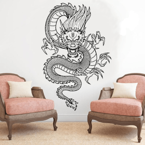 Chinese wall stickers | Armored Drake™