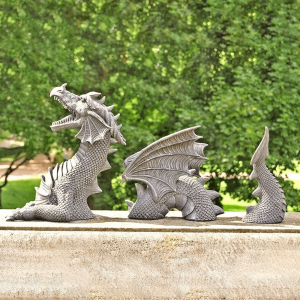 Dragon garden statues | Armored Drake™
