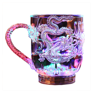 Dragon glass cup luminou | Armored Drake™