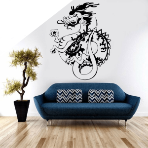Japanese dragon decal | Armored Drake